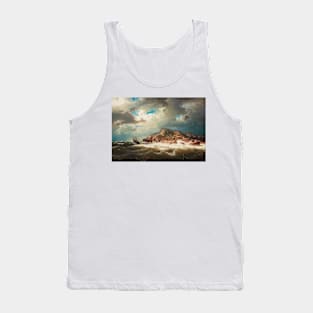 Ship by the Coast by Marcus Larson Tank Top